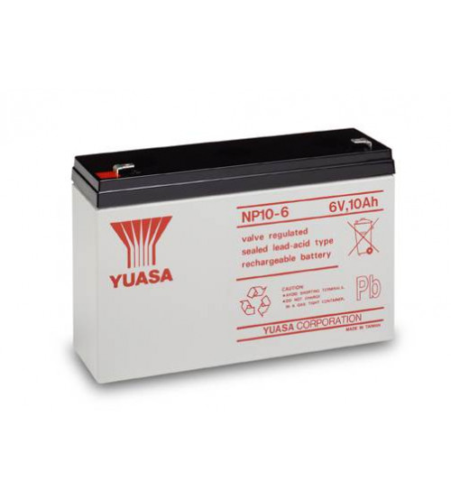 YUASA VRLA Battery 6V 10AH / NP10-6